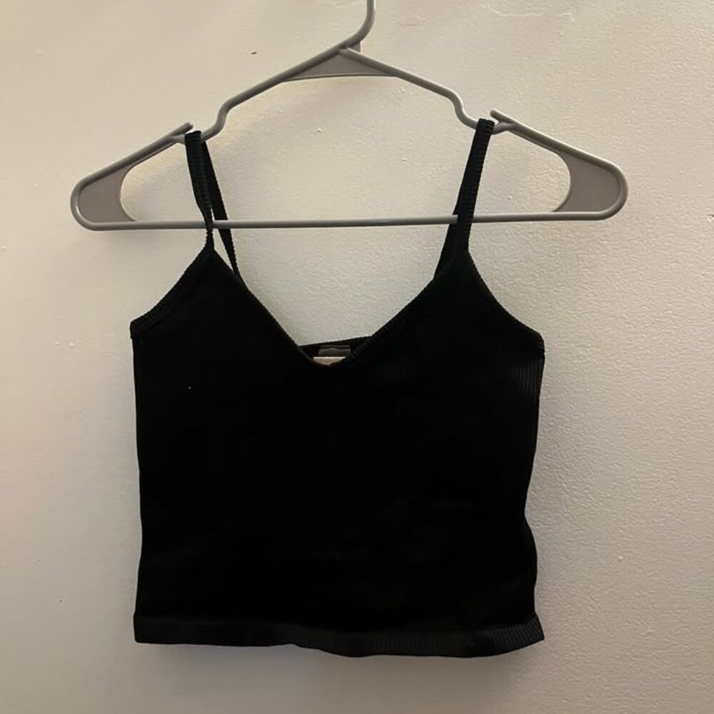 Black tank top